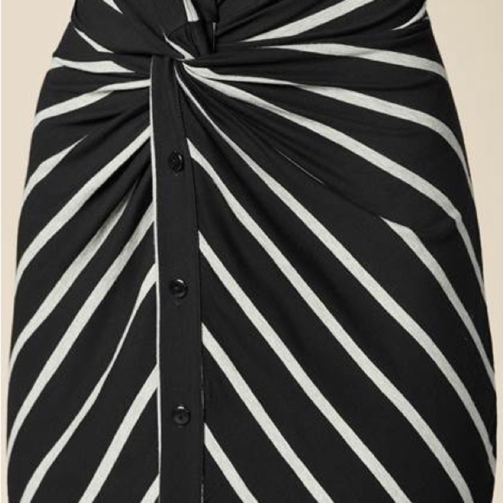 Striped Knot Detail Shirt Dress. Small new - Picture 7 of 7